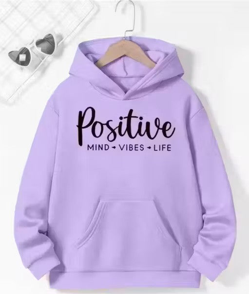 Hoddie positive Lavendaar