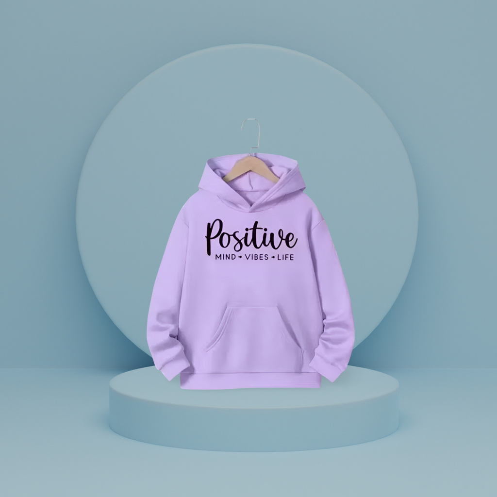 Hoddie positive Lavendaar