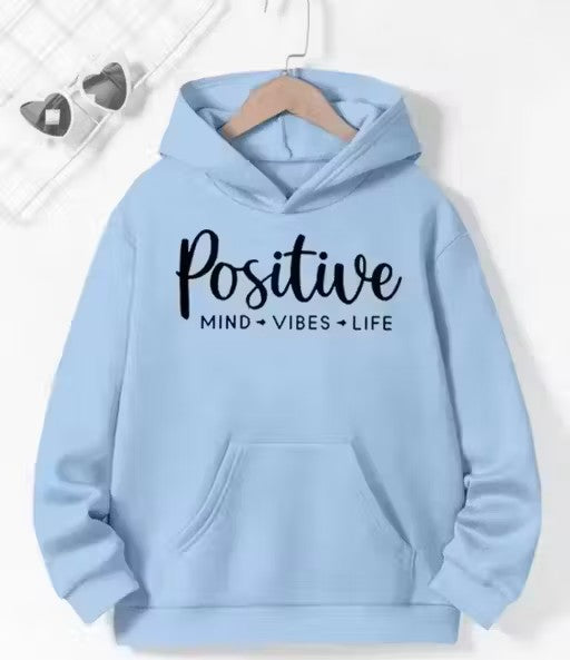 Hoddie positive Sky Blue