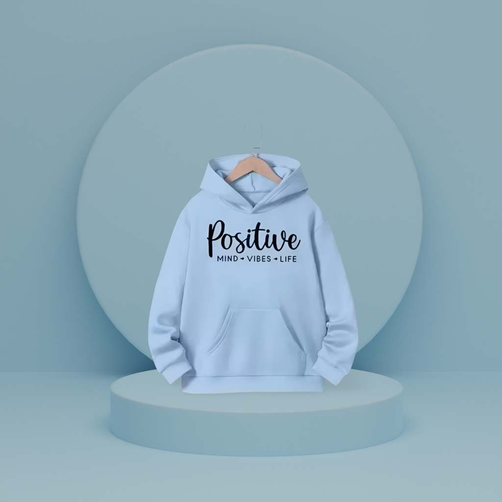 Hoddie positive Sky Blue